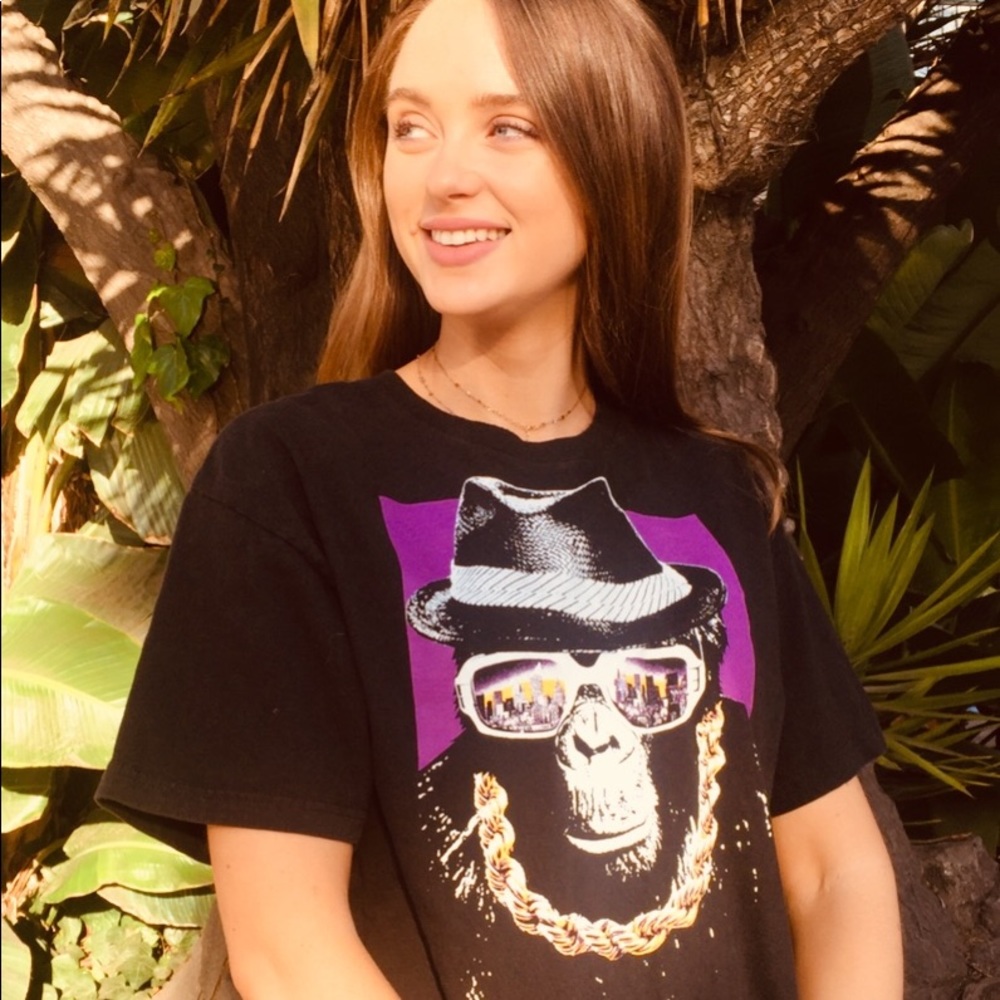 Gorilla with Gold Chain and hat, size Large